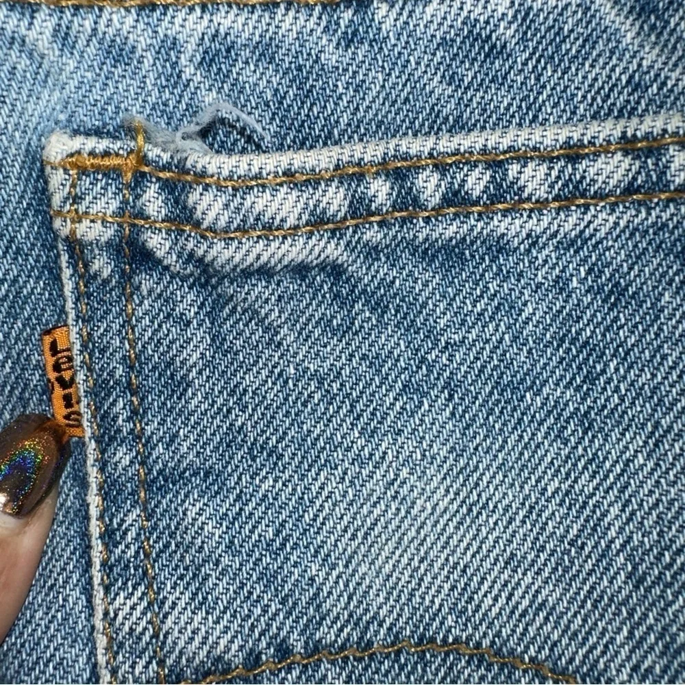 Vintage 90s Levi's 550 Jeans Mens 40x32 Blue Relaxed Fit Orange Tab Tapered Leg